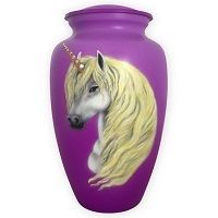 Beautiful Horse Hand Painted Cremation Urns