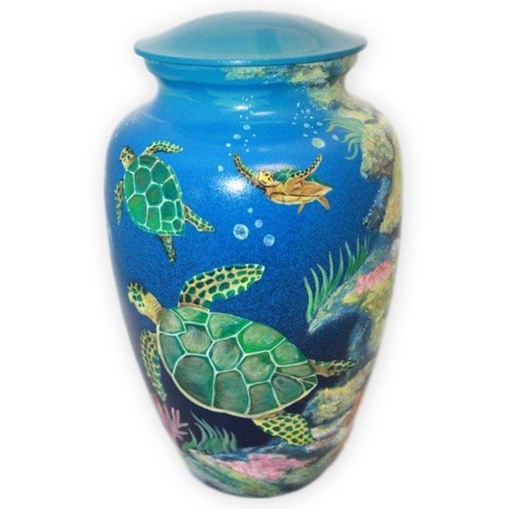 Beautiful Horse Hand Painted Cremation Urns
