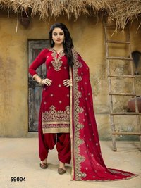Embroidered Punjabi Suit