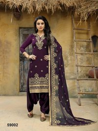 Embroidered Punjabi Suit