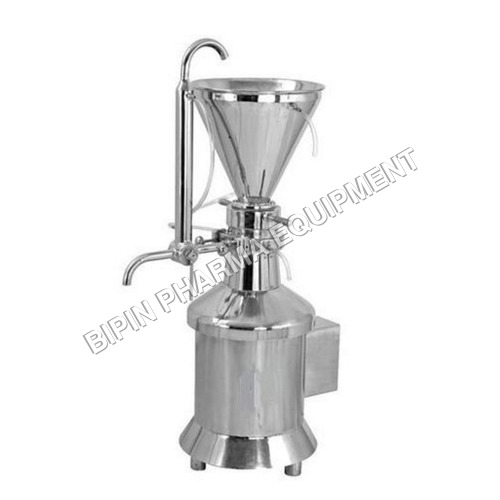 3HP GMP Colloid Mill - Stainless Steel, Viscous Product Discharge Spout, Water Jacketed Model Available, Semi-Automatic Control