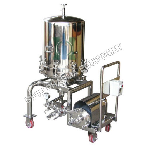 Stainless Steel Sparkler Filter Press Capacity: 600 - 15000 Litres/Hr