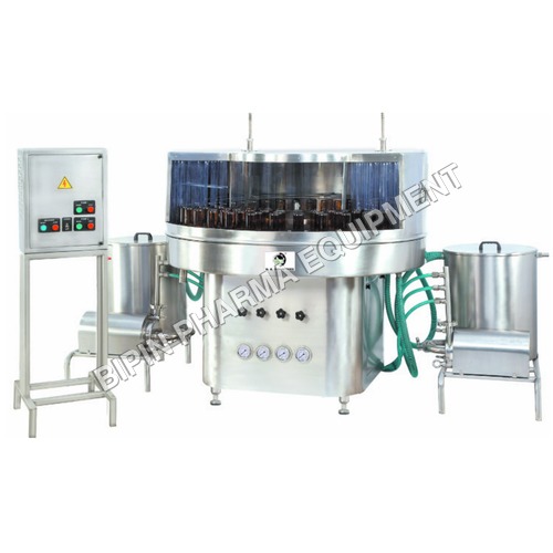 Automatic Rotary Bottle Washing Machine Capacity: 2000 To 4000 Bottles/Hr