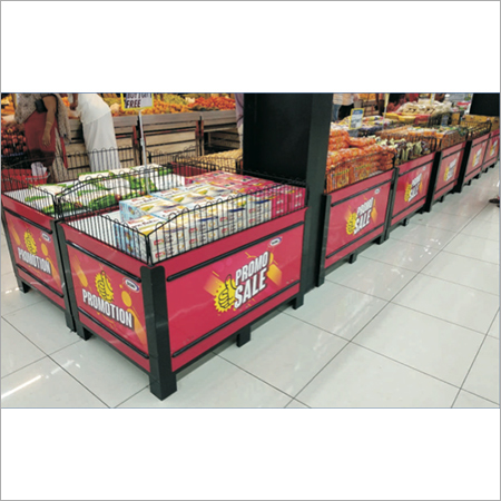 Steel Super Market Food Product Racks