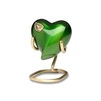 Heart Keepsake Cremation Urn / Brass Keepsake Urn
