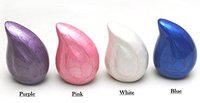 High Quality Brass Tear Drop Pink Cremation Urn