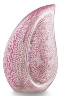 High Quality Brass Tear Drop Pink Cremation Urn