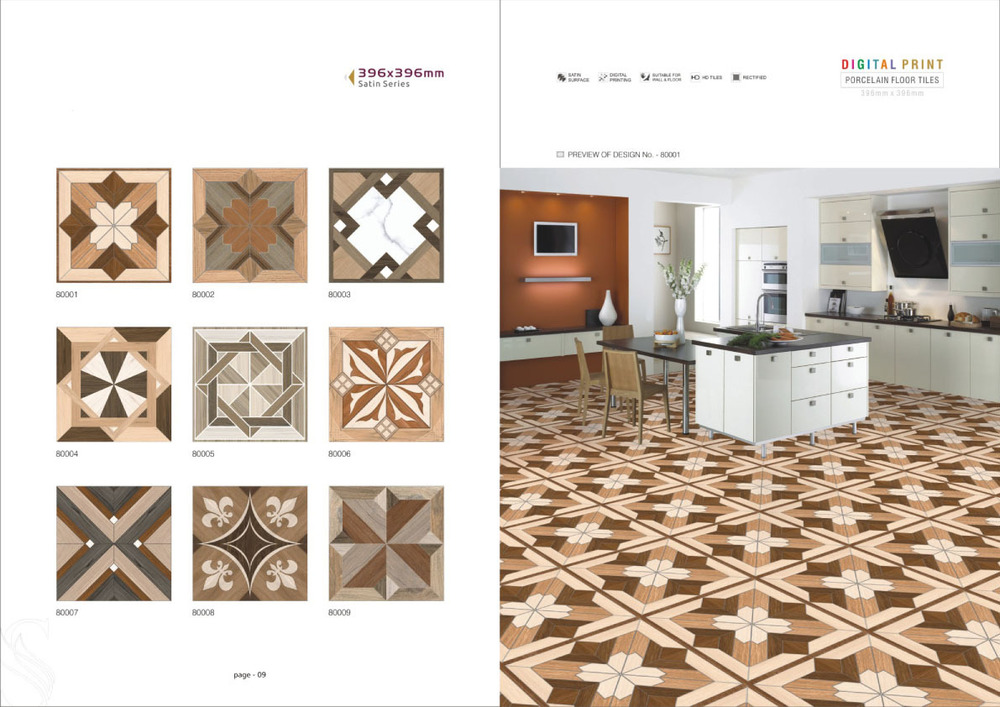 DIGITAL PRINT PROCLAIN SATIN FLOOR TILES