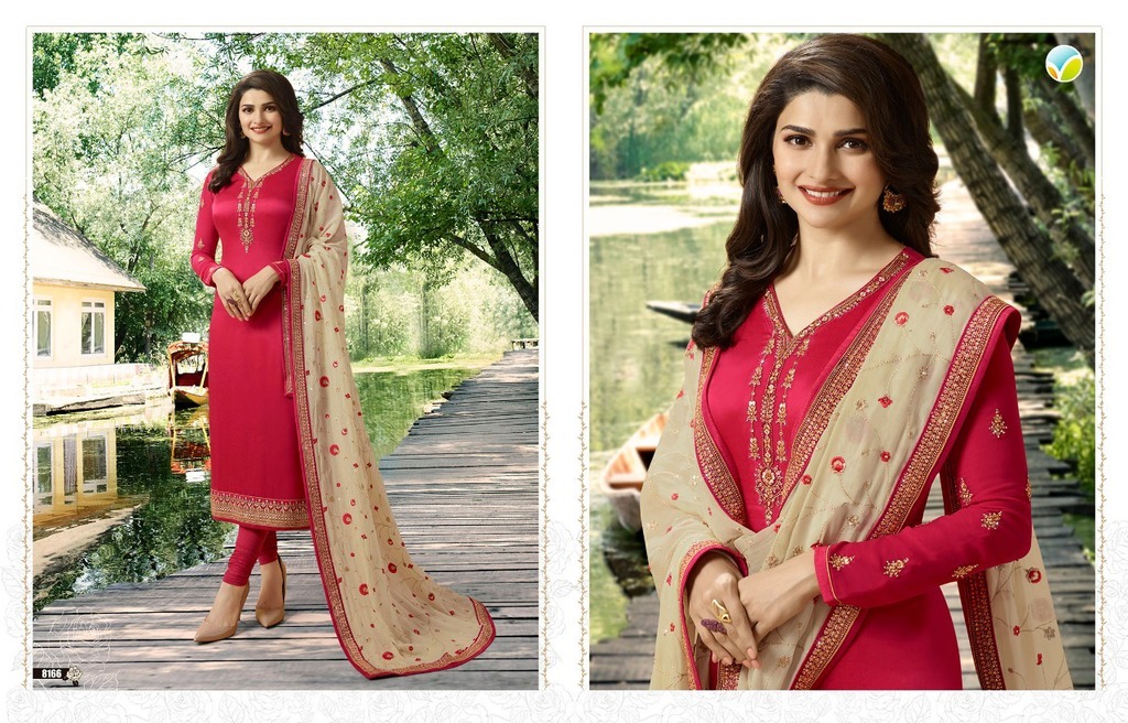 Silk Churidar Suit
