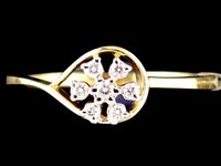 Heart Shaped Diamond Ring - Gold Weight: 1.500gm, Diamond Weight: 0.12ct | Vs1 Clarity, Faint Pink Fancy Color, Round Brilliant Cut