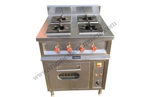 4 Burner Range with Oven