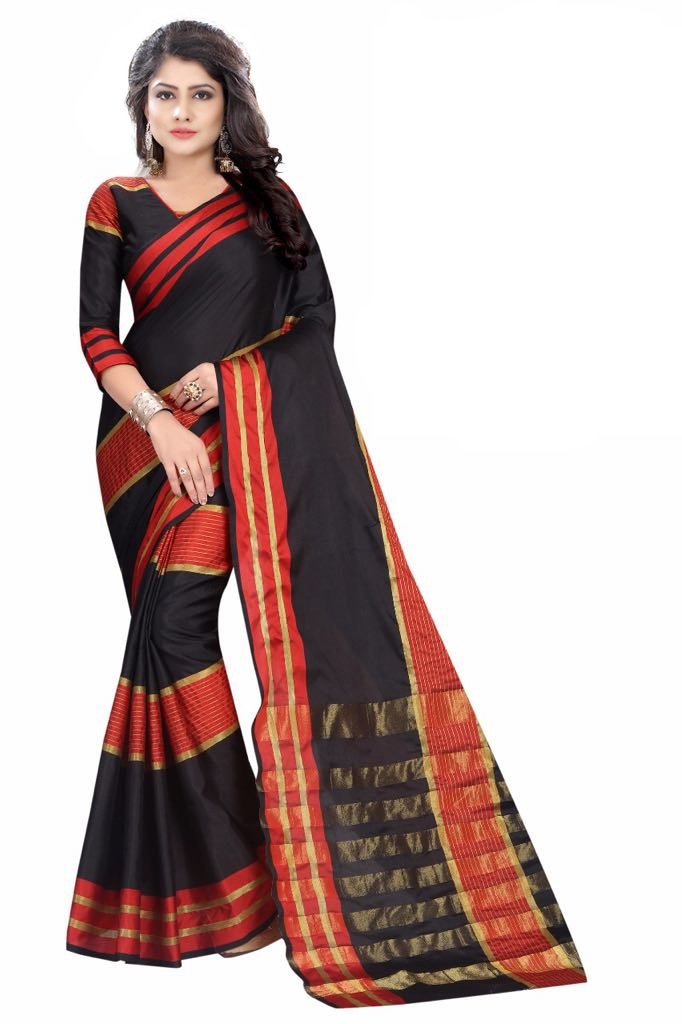 Printed Cotton Silk Saree