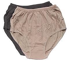Brown And Black Fir Lady'S Brief