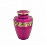 Sapphire Brass Cremation Urn