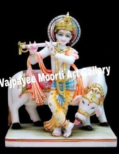 Pure Marble Krishna Statue