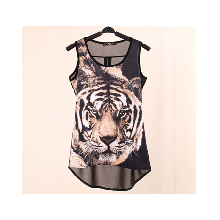 Ladies Printed Sleeveless Top