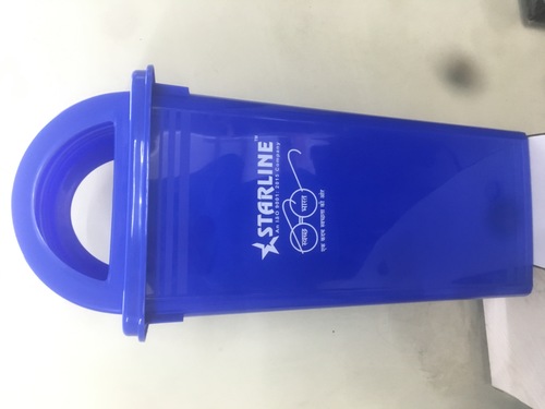 Blue And Green Litter Bin, Waste Bin