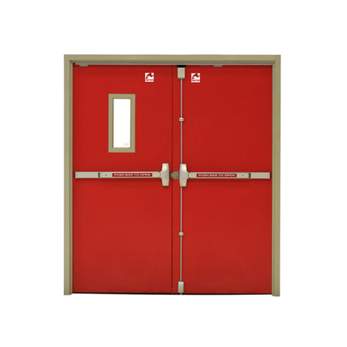 Red Fire Safety Door