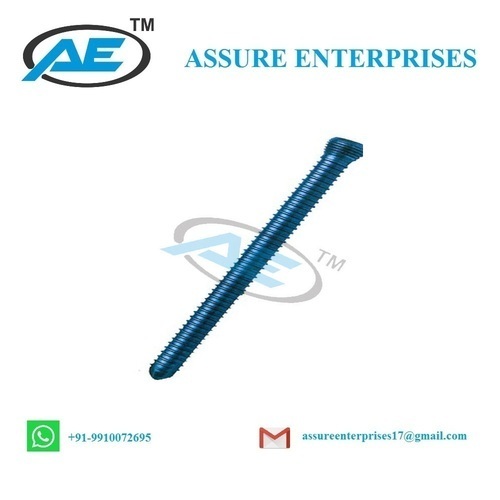 Safety Lock Bone Screws - Titanium, Grade 5A | Sterilized for Enhanced Compatibility and Durable Construction