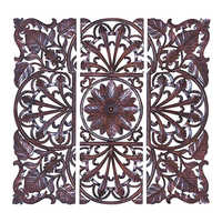 Small Carved Wood Wall Panel