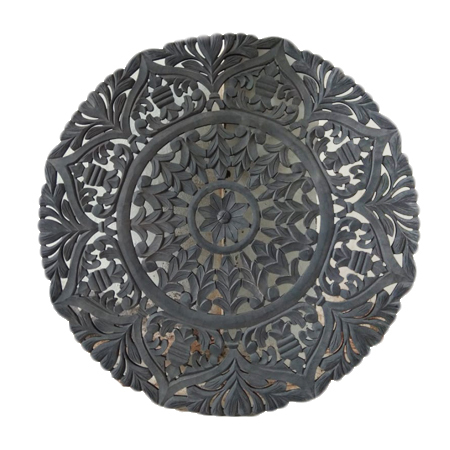 Round Wooden Wall Art Panel