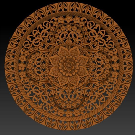 Medallions Wrought Iron Panel