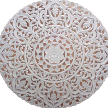 White Panel Wooden Carved Wall Art Panel White Panel Wooden Carved Wall Art Panel