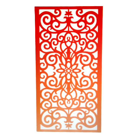 Floral Tropical Wood Carved Wall Art