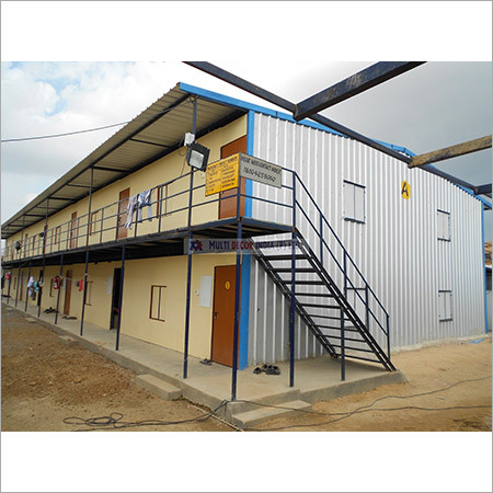 Prefabricated labour Camp ( G + 1  )