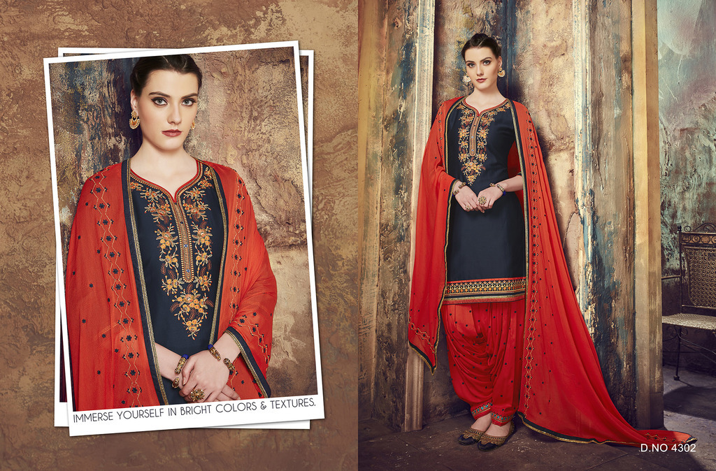 Fancy Work Punjabi Suits