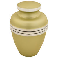 Gold Large Aluminum Urn