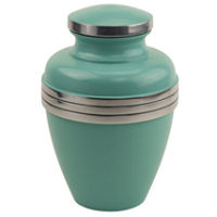 Capital Blue Brass Urn for Ashes