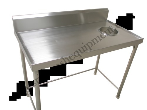 Dish Landing Table with Chute