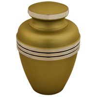 Gold Brass Urn For Human Ashes