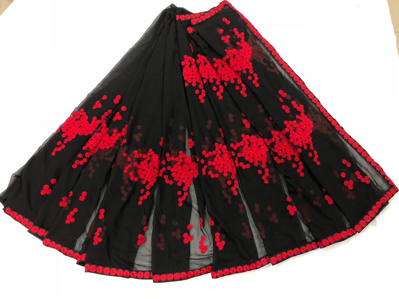 Fancy Designer Stylish Latest Royal Black Saree