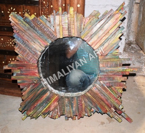 Polishing Wooden Mirror Frame