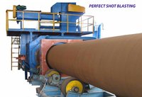 Airless Pipe Shot Blasting Machine