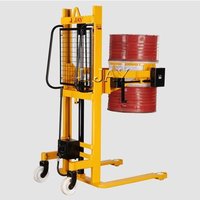 Hydraulic Drum Lifter - Metallic Alloy, 1500x800x1200 Mm, Lifting Height: 1.5m, Load Capacity: 550kg | High Capacity, Easy Operation, Smooth Mobility