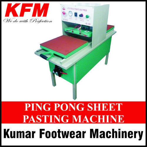 Ping Pong Sheet Pasting Machine By Kumar Footwear Machinery