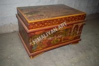 WOODEN PAINTED BOX