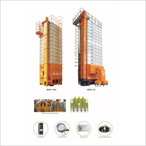 Cross Flow Type Grain Dryer