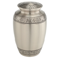 Coronet Large Pewter Cremation Urn