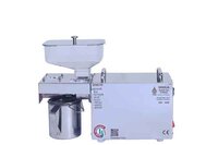 400 W Screw Press Oil Machine - Stainless Steel, 20x8x10 Inch, Steel Color | Automatic Technology, Cold Extraction, High Efficiency, Digital Control Board, Includes Accessories