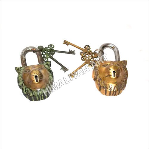 Brass Lock Dimension(L*W*H): 9X13X5 Centimeter (Cm)