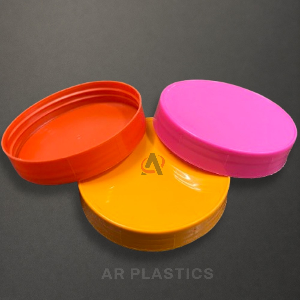 Plastic Screw Cap - 73 Millimeter Diameter, Lightweight Plastic Material, Available in All Colors, Customizable Design for Jars