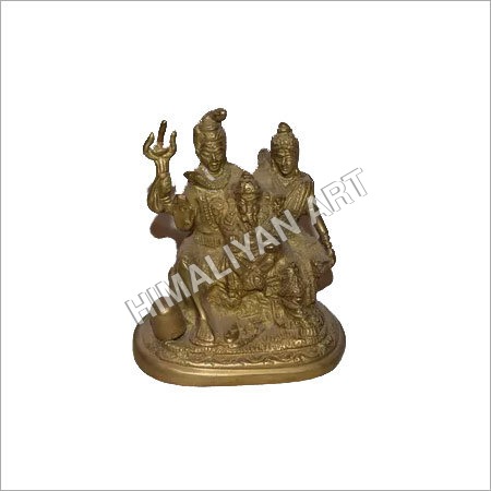 Brass Shiva Statue - 9x12x6 cm, Antique Imitation Style | 929 Grams, Indian Brass Craftsmanship