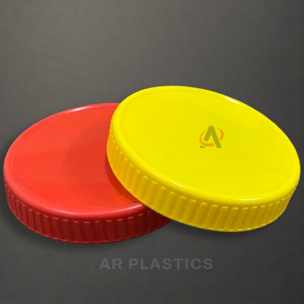 120 mm Honey Cap - Plastic Material, 120 Millimeter Size, Available in All Colors | Screw Type, Designed for Jars, Warranty Included
