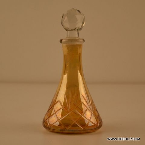 YELLOW REED DIFFUSER,DECOR PERFUME BOTTLE, SCENT BOTTLE,FRAGRANCE BOTTLE,COLOR AMBER DECANTER