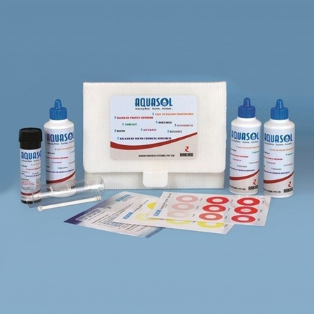 Aquasol Test Kit - Plastic, 10x8x2 Inches, White | Easy Testing, Accurate Results, Portable, Multiple Parameters