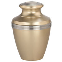 Gold Avalon Brass Cremation Urn